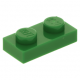 LEGO lapos elem 1x2, zöld (3023)